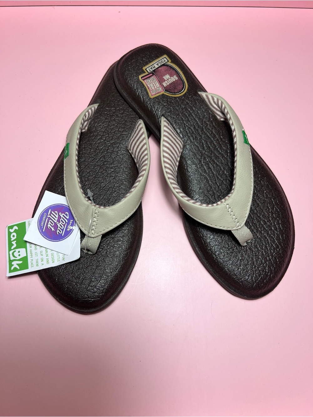 NEW Sanuk Women's Yoga Chakra Flip Flops size 6